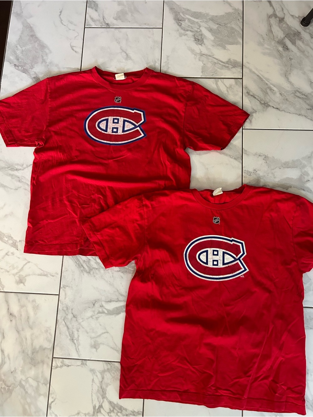 y2k Montreal Canadiens NHL T Shirt Jersey Pack - P.K Subban & Michael Cammalleri